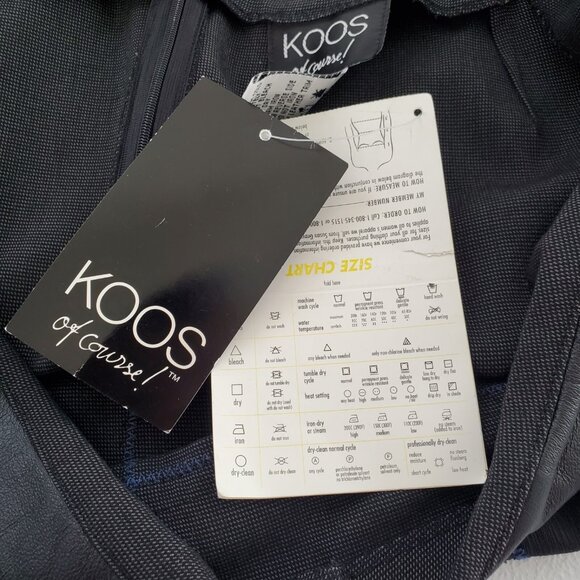 Koos of Course Mixed Media Leather Trim A Line Skirt Size 22W Boho Art To Wear - Picture 6 of 9